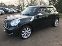 USED 2011 61 MINI COUNTRYMAN 1.6 COOPER 5d 122 BHP HUGE SPECIFICATION WITH OVER &pound;3000's OF OPTIONS !!