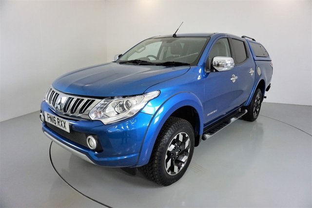 2016 16 Mitsubishi L200 2.4 DI-D 4X4 BARBARIAN DCB 5d AUTO-HEATED BLACK LEATHER-BLUETOOTH-CRUISE CONTROL-SATNAV-REVERSE CAMERA-ELECTRIC FOLDING MIRRORS-CLIMATE CONTROL