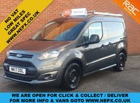 USED 2017 17 FORD TRANSIT CONNECT 1.5 200 TREND P/V 100 BHP NO VAT - BLUETOOTH, REAR CAMERA, ROOF RACK -  GREAT SPEC