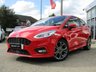 USED 2019 68 FORD FIESTA 1.0 ST-LINE 3d 99 BHP Finished in RACE RED with contrasting GREY SPORTS Cloth interior trim. This Fiesta is a small car that you can really enjoy driving. Economical and cheap to run, stylish to look at and some great features. Low post 2017 Road Tax with, In App Play, Cruise Control, DAB radio, B/Tooth, 17" Alloys, Air Con and much more, makes this a must for the first time driver or small family. Serviced at 12230 miles and at 23333 miles, ready to go. 1st MOT not due until 12/02/2022.