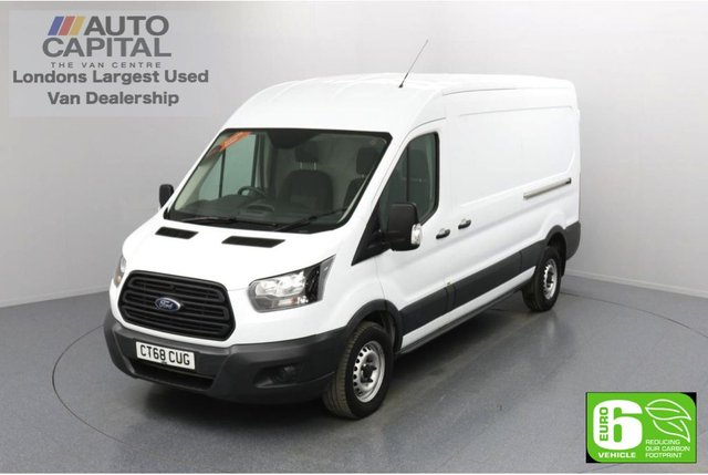 2018 68 FORD TRANSIT 2.0 350 FWD L3 H2 Auto 130 BHP Euro 6 Low Emission