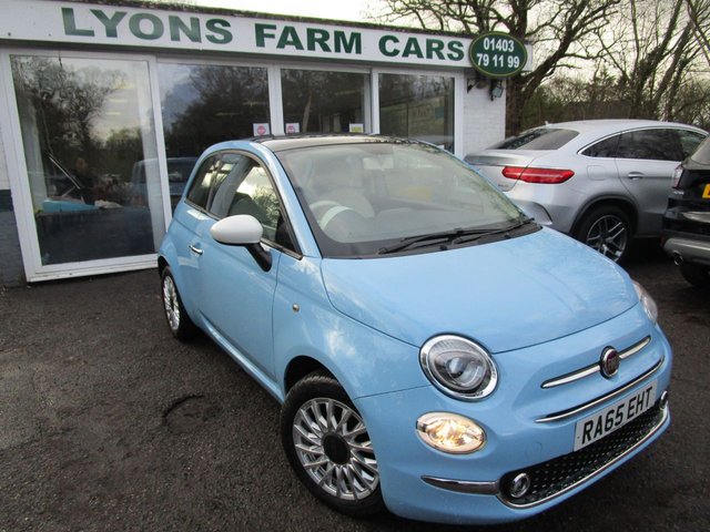 2016 65 Fiat 500 1.2 LOUNGE 3d 69 BHP *SAT NAV*