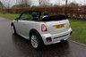 USED 2013 13 MINI CONVERTIBLE 1.6 JOHN COOPER WORKS 2d 208 BHP WHITE SILVER, H/K, LTHR, NAV