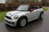 USED 2013 13 MINI CONVERTIBLE 1.6 JOHN COOPER WORKS 2d 208 BHP WHITE SILVER, H/K, LTHR, NAV