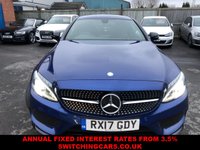 USED 2017 17 MERCEDES-BENZ C CLASS 2.0 C 300 AMG LINE 2d 241 BHP LOVELY LOOKING MERCEDES C300 WITH A FULL SERVICE HISTORY