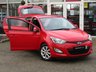 USED 2014 14 HYUNDAI I20 1.2 ACTIVE 5d 84 BHP Finished in ROSSO RED with contrasting Dark Grey Cloth Trim. This Hyundai is a great value small car with good interior space for its size. Features include B/Tooth, Alloys, Air con, Rear View Camera, Front Parking Sensors and much more. Great to drive and the perfect car for the small family. This car has been locally owned and Dealer serviced at 5872 miles, 17805 miles, 26157 miles, 35212 miles, 48116 miles, 62750 miles and at 74478 miles on arrival. MOT due 29/12/2021.