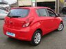 USED 2014 14 HYUNDAI I20 1.2 ACTIVE 5d 84 BHP Finished in ROSSO RED with contrasting Dark Grey Cloth Trim. This Hyundai is a great value small car with good interior space for its size. Features include B/Tooth, Alloys, Air con, Rear View Camera, Front Parking Sensors and much more. Great to drive and the perfect car for the small family. This car has been locally owned and Dealer serviced at 5872 miles, 17805 miles, 26157 miles, 35212 miles, 48116 miles, 62750 miles and at 74478 miles on arrival. MOT due 29/12/2021.