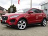 USED 2019 19 JAGUAR E-PACE 2.0 HSE 5d 178 BHP Finished in FIRENZE RED with contrasting Ebony Quilted Heated Electric Seats. This Sporty SUV has great looks, spacious with a big boot. This E-Pace is a small SUV that feels like a big SUV. It has a tall driving position and unshakable grip. Features include, Sat Nav, Virtual Dash, Auto Parking, 20" Alloys, Rear View Camera, Cruise, DAB, Front and Rear Park Sensors and much more. Serviced at 21375 miles on 12/05/2020. Still under Jaguar Warranty until March 2022.