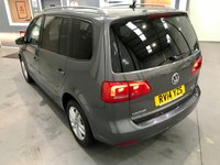 USED 2014 14 VOLKSWAGEN TOURAN 2.0 SE TDI BLUEMOTION TECHNOLOGY 5d 138 BHP 7 Seats, P Sensors, Bluetooth