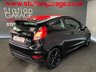 USED 2016 66 FORD FIESTA 1.0 ZETEC S BLACK EDITION 3d 139 BHP &pound;20 TAX & FULL SAT NAV UPGRADE