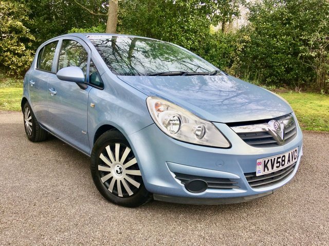 2008 58 Vauxhall Corsa 1.4 CLUB A/C 5d 90 BHP ONLY 2 OWNERS//50,000 MILES//SUPPLIED BY US IN 2009 NOW BACK IN AS PART/EX// X12 SERVICE STAMPS