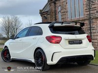 USED 2016 16 MERCEDES-BENZ A-CLASS 2.0 AMG A 45 4MATIC PREMIUM 5d 375 BHP ~ MASSIVE SPEC~ PAN ROOF ~ SAT NAV ~ AERO/NIGHT PACK ~ IMMACULATE CONDITION