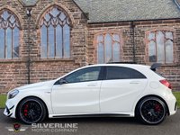 USED 2016 16 MERCEDES-BENZ A-CLASS 2.0 AMG A 45 4MATIC PREMIUM 5d 375 BHP ~ MASSIVE SPEC~ PAN ROOF ~ SAT NAV ~ AERO/NIGHT PACK ~ IMMACULATE CONDITION