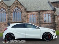 USED 2016 16 MERCEDES-BENZ A-CLASS 2.0 AMG A 45 4MATIC PREMIUM 5d 375 BHP ~ MASSIVE SPEC~ PAN ROOF ~ SAT NAV ~ AERO/NIGHT PACK ~ IMMACULATE CONDITION