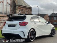 USED 2016 16 MERCEDES-BENZ A-CLASS 2.0 AMG A 45 4MATIC PREMIUM 5d 375 BHP ~ MASSIVE SPEC~ PAN ROOF ~ SAT NAV ~ AERO/NIGHT PACK ~ IMMACULATE CONDITION