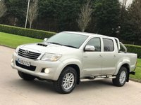 USED 2012 62 TOYOTA HI-LUX 3.0 INVINCIBLE 4X4 D-4D DCB 169 BHP REVERSING CAMERA * NO VAT ** NO VAT