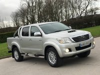USED 2012 62 TOYOTA HI-LUX 3.0 INVINCIBLE 4X4 D-4D DCB 169 BHP REVERSING CAMERA * NO VAT ** NO VAT