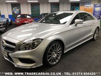 USED 2016 16 MERCEDES-BENZ CLS CLASS MERCEDES CLS350d EURO 6 AMG LINE PREMIUM 9G-TRONIC PLUS COUPE 4 DR FREE UK DELIVERY*VIDEO AVAILABLE* FINANCE ARRANGED* PART EX*HPI CLEAR
