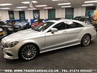 USED 2016 16 MERCEDES-BENZ CLS CLASS MERCEDES CLS350d EURO 6 AMG LINE PREMIUM 9G-TRONIC PLUS COUPE 4 DR FREE UK DELIVERY*VIDEO AVAILABLE* FINANCE ARRANGED* PART EX*HPI CLEAR