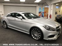 USED 2016 16 MERCEDES-BENZ CLS CLASS MERCEDES CLS350d EURO 6 AMG LINE PREMIUM 9G-TRONIC PLUS COUPE 4 DR FREE UK DELIVERY*VIDEO AVAILABLE* FINANCE ARRANGED* PART EX*HPI CLEAR