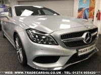 USED 2016 16 MERCEDES-BENZ CLS CLASS MERCEDES CLS350d EURO 6 AMG LINE PREMIUM 9G-TRONIC PLUS COUPE 4 DR FREE UK DELIVERY*VIDEO AVAILABLE* FINANCE ARRANGED* PART EX*HPI CLEAR