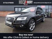 USED 2016 16 AUDI Q5 2.0 TDI QUATTRO S LINE PLUS 5d 187 BHP+3-SPK FLAT BOTTOM PADDLES+HEATED FRONT SEATS+HIGH GLOSS PACKAGE+FINE NAPPA LEATHER+TECHNOLOGY PACK FULL AUDI SERVICE HISTORY + 1 YEAR MOT AND BREAKDOWN COVER