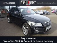 USED 2016 16 AUDI Q5 2.0 TDI QUATTRO S LINE PLUS 5d 187 BHP+3-SPK FLAT BOTTOM PADDLES+HEATED FRONT SEATS+HIGH GLOSS PACKAGE+FINE NAPPA LEATHER+TECHNOLOGY PACK FULL AUDI SERVICE HISTORY + 1 YEAR MOT AND BREAKDOWN COVER