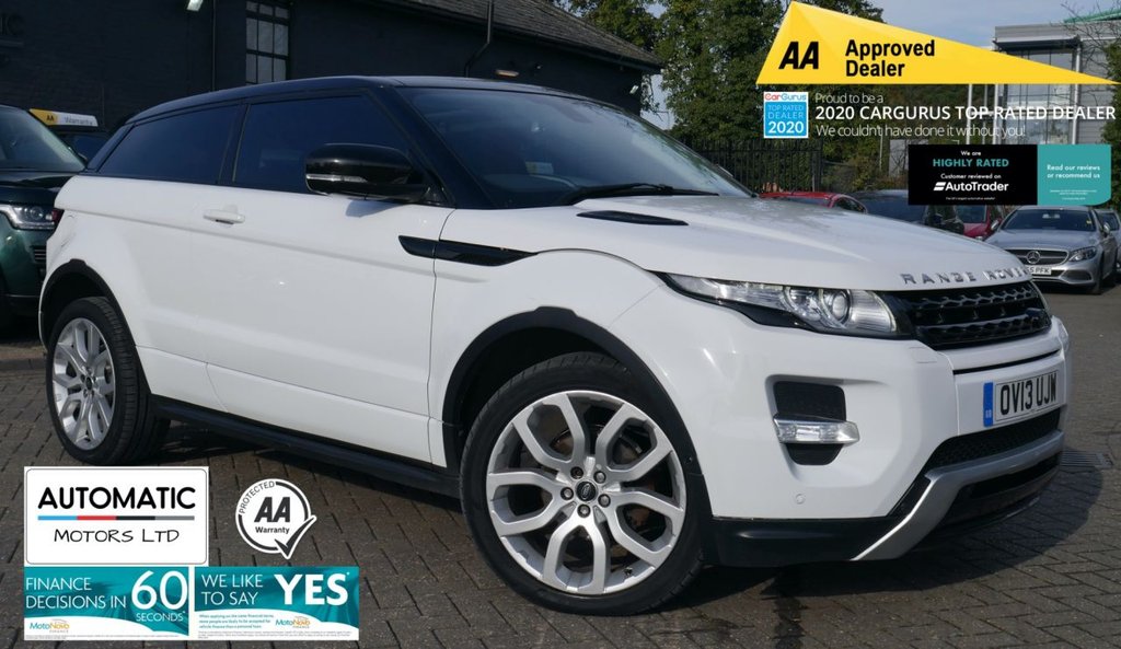 View our LAND ROVER RANGE ROVER EVOQUE