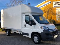 USED 2018 67 CITROEN RELAY 2.0 35 L3 BLUEHDI 130 LUTON BOX VAN + BARN DOORS RARE 