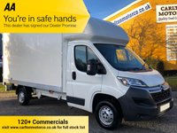 USED 2018 67 CITROEN RELAY 2.0 35 L3 BLUEHDI 130 LUTON BOX VAN + BARN DOORS RARE 