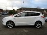 USED 2015 65 FORD KUGA 2.0 TITANIUM X TDCI AWD 5d 177 BHP Finished in FROZEN WHITE metallic with contrasting FULL HEATED BLACK LEATHER TRIM. This Kuga is a great choice if you like driving. It's one of the most enjoyable, practical and fun family SUV's around. Features include Panoramic Roof, Full Heated Leather, Nav, Electric Rear Boot, Rear View Camera, 19" ALLOYS, Auto Parking, Rear Park Sensors, DAB, B/Tooth, Cruise Power folding Door Mirrors and much more. Dealer serviced at 8999 miles, 18240 miles, 37410 miles, 57170 miles, and at 67090 miles