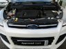 USED 2015 65 FORD KUGA 2.0 TITANIUM X TDCI AWD 5d 177 BHP Finished in FROZEN WHITE metallic with contrasting FULL HEATED BLACK LEATHER TRIM. This Kuga is a great choice if you like driving. It's one of the most enjoyable, practical and fun family SUV's around. Features include Panoramic Roof, Full Heated Leather, Nav, Electric Rear Boot, Rear View Camera, 19" ALLOYS, Auto Parking, Rear Park Sensors, DAB, B/Tooth, Cruise Power folding Door Mirrors and much more. Dealer serviced at 8999 miles, 18240 miles, 37410 miles, 57170 miles, and at 67090 miles
