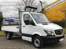 USED 2015 15 MERCEDES-BENZ SPRINTER 313 CDI 130 DROPSIDE / PICKUP ALLOY BODY RWD  