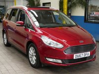 USED 2017 67 FORD GALAXY 2.0 TITANIUM X TDCI 5d 148 BHP SAT NAV LEATHER PANORAMIC ROOF