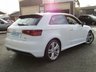 USED 2014 64 AUDI A3 1.8 TFSI QUATTRO S LINE 3d 178 BHP Finished in GLACIER WHITE metallic with Part LEATHER sPORTS Trim. This rare 1.8 TFSI quattro brings more poke and all-wheel drive to Audi's impressive hatchback range. In short this Audi is absolutely gorgeous. Specifications include Bang and Olufsen sound, DAB radio, B/Tooth, 18" Alloys, 4x4, Part Leather and much more. Dealer serviced at 19483 miles, 31470 miles, 39622 miles, 46206 miles and independant serviced at 49571 miles and at 55348 miles.