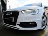 USED 2014 64 AUDI A3 1.8 TFSI QUATTRO S LINE 3d 178 BHP Finished in GLACIER WHITE metallic with Part LEATHER sPORTS Trim. This rare 1.8 TFSI quattro brings more poke and all-wheel drive to Audi's impressive hatchback range. In short this Audi is absolutely gorgeous. Specifications include Bang and Olufsen sound, DAB radio, B/Tooth, 18" Alloys, 4x4, Part Leather and much more. Dealer serviced at 19483 miles, 31470 miles, 39622 miles, 46206 miles and independant serviced at 49571 miles and at 55348 miles.
