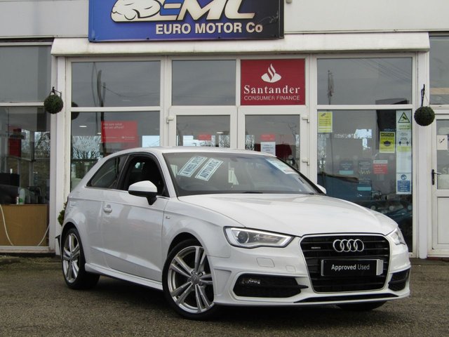 2014 64 Audi A3 1.8 TFSI QUATTRO S LINE 3d 178 BHP