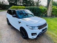 USED 2015 65 LAND ROVER RANGE ROVER SPORT 3.0 SDV6 AUTOBIOGRAPHY DYNAMIC 5d 306 BHP F/LR/S/H, 7 Seats, Pan Roof.