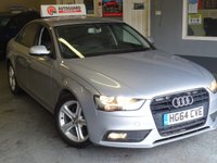 USED 2014 64 AUDI A4 2.0 TDI TECHNIK 4d 134 BHP * SATNAV *   LEATHER
