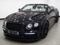 USED 2015 65 BENTLEY CONTINENTAL 4.0 GTC V8 S ONYX CONCEPT GTX700 (700 BHP) 2DR CONVERTIBLE AUTO 4WD..' MULLINER DRIVING SPECIFICATION ' ONYX CONCEPT GTX700 (700 BHP) AUTO 4WD CONVERTIBLE