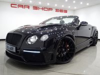 USED 2015 65 BENTLEY CONTINENTAL 4.0 GTC V8 S ONYX CONCEPT GTX700 (700 BHP) 2DR CONVERTIBLE AUTO 4WD..' MULLINER DRIVING SPECIFICATION ' ONYX CONCEPT GTX700 (700 BHP) AUTO 4WD CONVERTIBLE