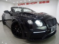USED 2015 65 BENTLEY CONTINENTAL 4.0 GTC V8 S ONYX CONCEPT GTX700 (700 BHP) 2DR CONVERTIBLE AUTO 4WD..' MULLINER DRIVING SPECIFICATION ' ONYX CONCEPT GTX700 (700 BHP) AUTO 4WD CONVERTIBLE