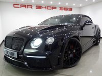 USED 2015 65 BENTLEY CONTINENTAL 4.0 GTC V8 S ONYX CONCEPT GTX700 (700 BHP) 2DR CONVERTIBLE AUTO 4WD..' MULLINER DRIVING SPECIFICATION ' ONYX CONCEPT GTX700 (700 BHP) AUTO 4WD CONVERTIBLE