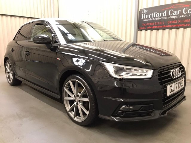 2017 17 Audi A1 1.4 SPORTBACK TFSI BLACK EDITION 5d 148 BHP