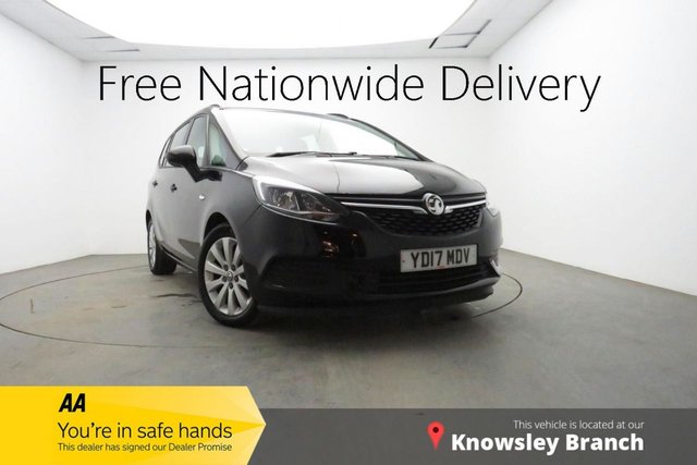 2017 17 VAUXHALL ZAFIRA TOURER 1.4 DESIGN 5d AUTO 138 BHP