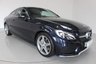 USED 2017 66 MERCEDES-BENZ C CLASS 2.1 C 220 D AMG LINE PREMIUM PLUS 2d AUTO-1 OWNER CAR-20 ROAD TAX-PANROAMIC SUNROOF-ELECTRIC MEMORY SEATS-ELECTRIC FOLDING MIRRORS-BURMESTER SOUND-HEATED BLACK LEATHER-BLUETOOTH-CRUISE CONTROL-PARKING SENSORS-CLIMATE CONTROL-REVERSE CAMERA-ACTIVE PARK ASSIST 
