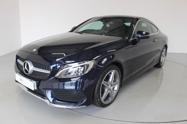 2017 66 Mercedes-Benz C Class 2.1 C 220 D AMG LINE PREMIUM PLUS 2d AUTO-1 OWNER CAR-20 ROAD TAX-PANROAMIC SUNROOF-ELECTRIC MEMORY SEATS-ELECTRIC FOLDING MIRRORS-BURMESTER SOUND-HEATED BLACK LEATHER-BLUETOOTH-CRUISE CONTROL-PARKING SENSORS-CLIMATE CONTROL-REVERSE CAMERA-ACTIVE PARK ASSIST