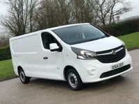 USED 2015 64 VAUXHALL VIVARO 1.6 2900 L2H1 CDTI P/V 114 BHP GENUINE LOW MILES ** NO VAT **