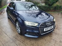 USED 2017 17 AUDI A3 1.6 TDI S LINE 4d 114 BHP ZERO DEPOSIT FINANCE AVAILABLE