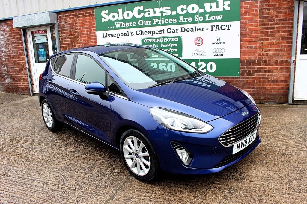 2018 18 FORD FIESTA 1.0 TITANIUM 5d AUTO 99 BHP